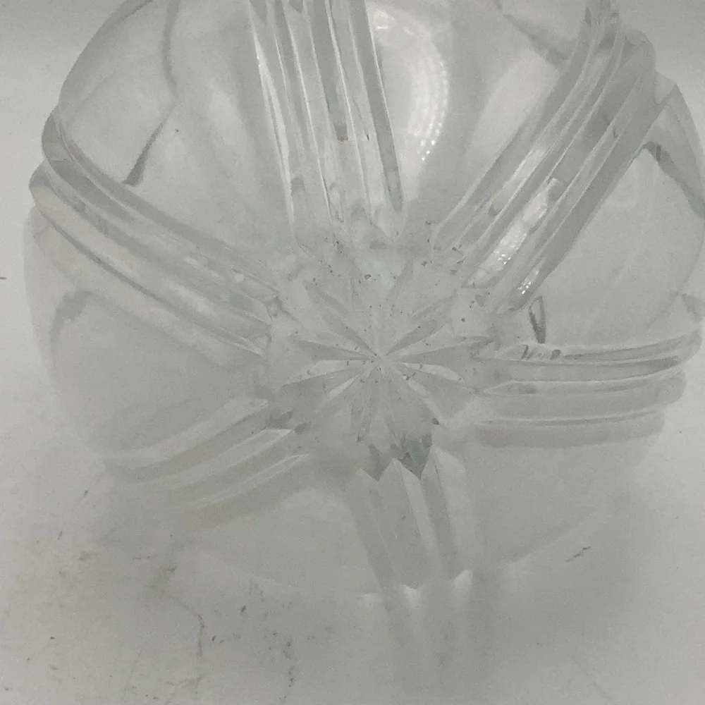Clear Cut Crystal Vase